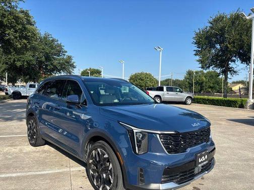 Midnight Lake Blue 2024 Kia Sorento SX