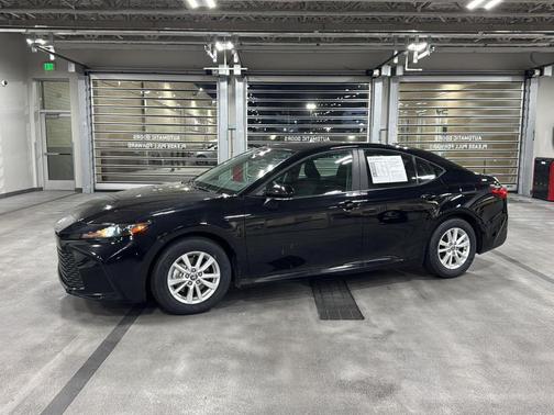 Midnight Black Metallic 2025 Toyota Camry LE