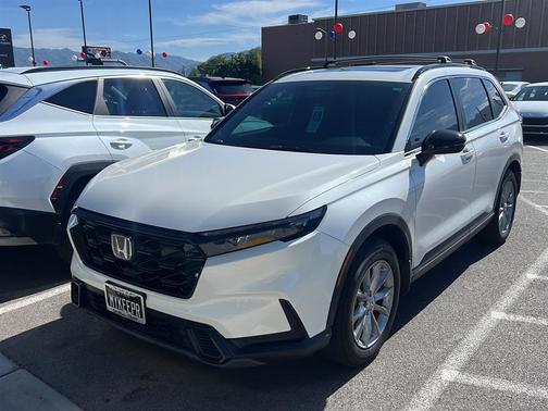Platinum White Pearl 2024 Honda CR-V Hybrid Sport