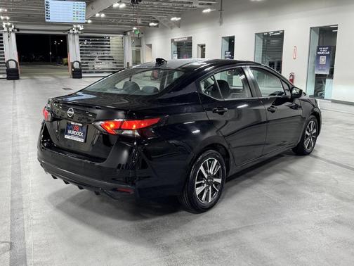 Black 2025 Nissan Versa 1.6 SV