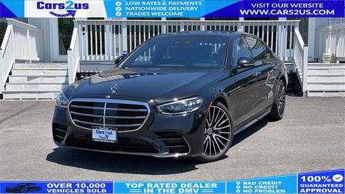 Black 2023 Mercedes-Benz S-Class 4MATIC