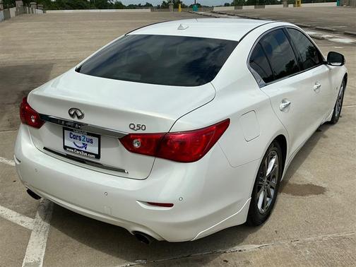 Moonlight White 2015 INFINITI Q50 Base