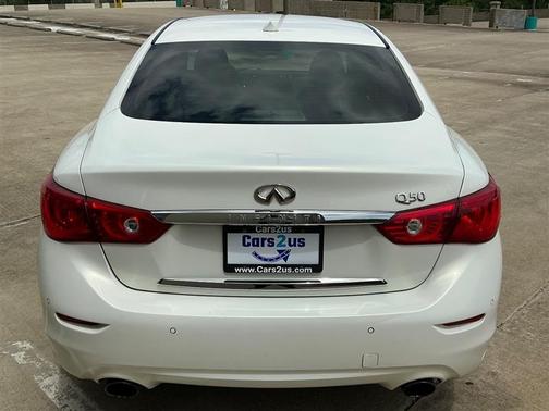 Moonlight White 2015 INFINITI Q50 Base
