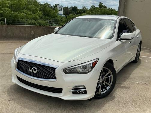 Moonlight White 2015 INFINITI Q50 Base