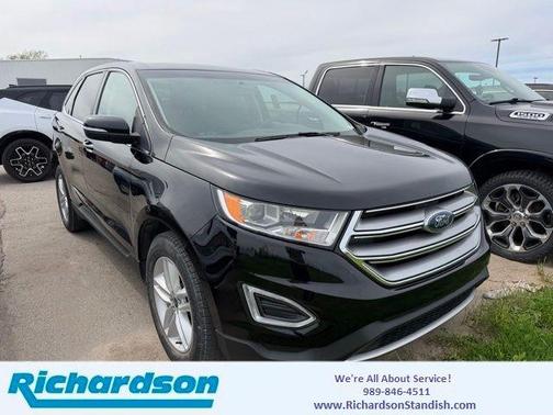 Shadow Black 2018 Ford Edge SEL