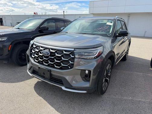 Gray 2025 Ford Explorer Platinum