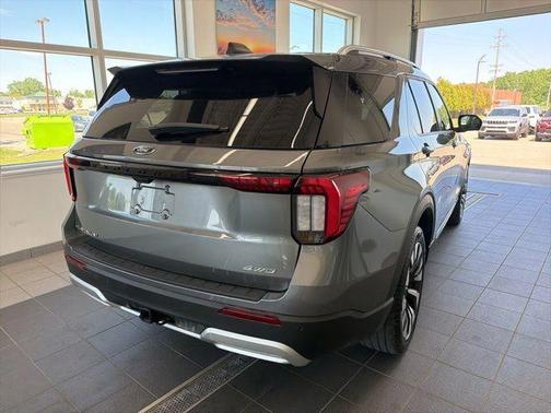 Gray 2025 Ford Explorer Platinum