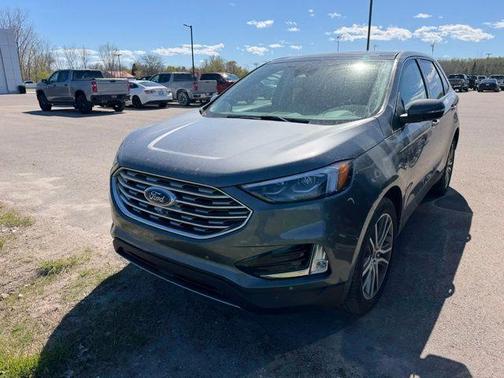 Carbonized Gray Metallic 2024 Ford Edge Titanium