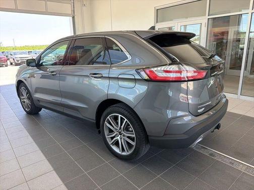 Carbonized Gray Metallic 2024 Ford Edge Titanium