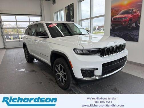 Bright White Clearcoat 2024 Jeep Grand Cherokee L Limited