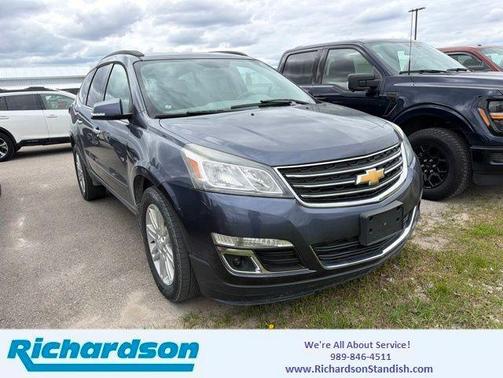 Atlantis Blue Metallic 2013 Chevrolet Traverse 1LT