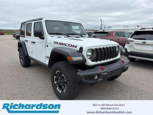 Bright White Clearcoat 2025 Jeep Wrangler Rubicon