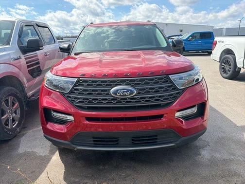 Rapid Red Metallic Tinted Clearcoat 2024 Ford Explorer XLT