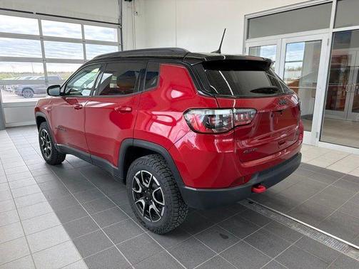 Red 2025 Jeep Compass Trailhawk