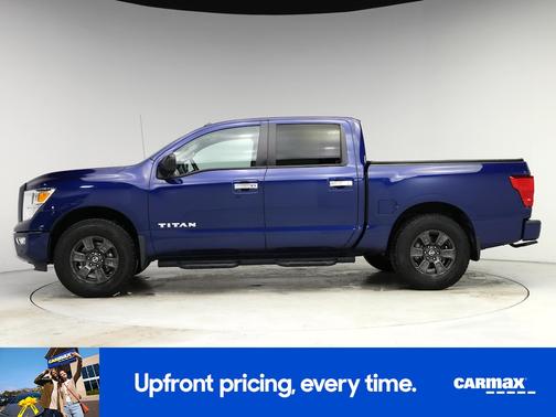 Blue 2021 Nissan Titan SV