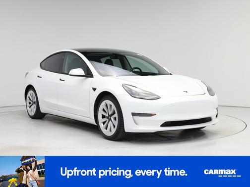White 2021 Tesla Model 3 Standard Range Plus