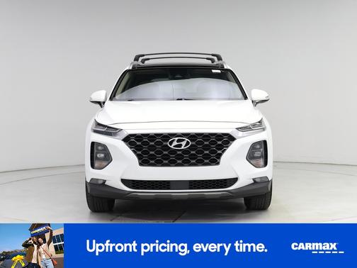 White 2020 Hyundai SANTA FE SEL