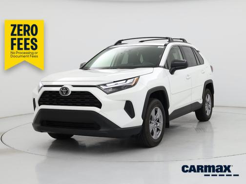 White 2025 Toyota RAV4 Hybrid LE