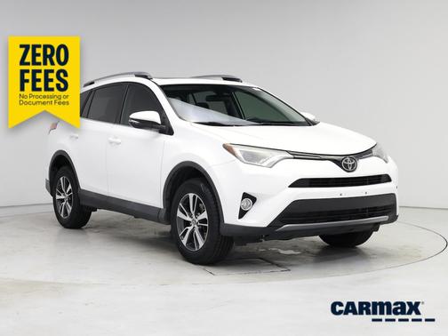 White 2017 Toyota RAV4 XLE