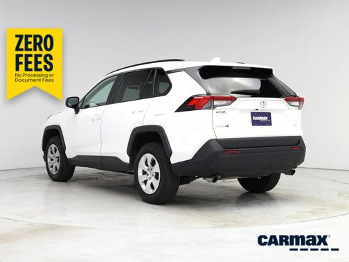 White 2021 Toyota RAV4 LE