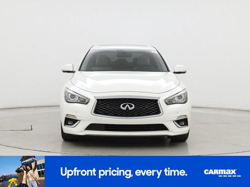White 2019 INFINITI Q50 Luxe