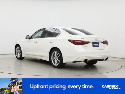 White 2019 INFINITI Q50 Luxe