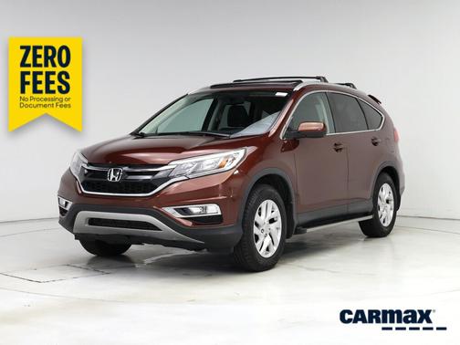 Burgundy 2015 Honda CR-V EX-L