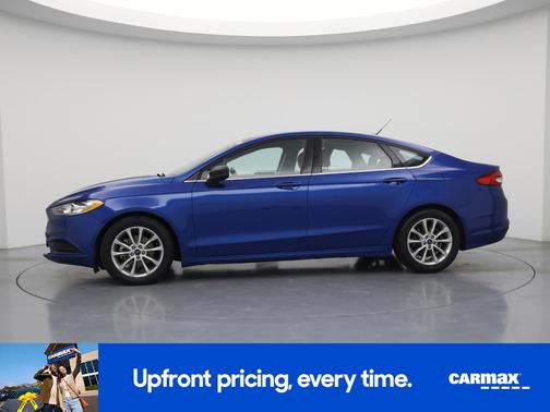 Blue 2017 Ford Fusion SE