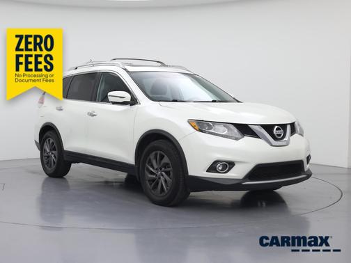 White 2016 Nissan Rogue SL