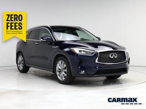 Blue 2020 INFINITI QX50 Luxe