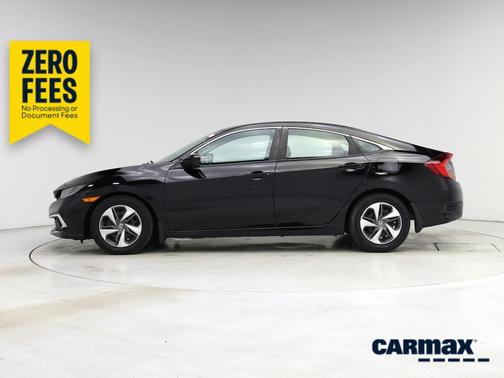 Black 2019 Honda Civic LX