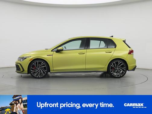 Yellow 2022 Volkswagen Golf GTI Autobahn