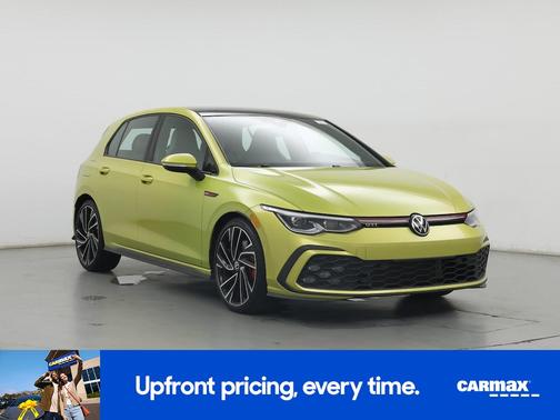 Yellow 2022 Volkswagen Golf GTI Autobahn