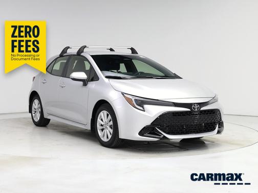 Silver 2024 Toyota Corolla Hatchback SE