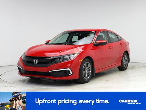 Red 2021 Honda Civic LX