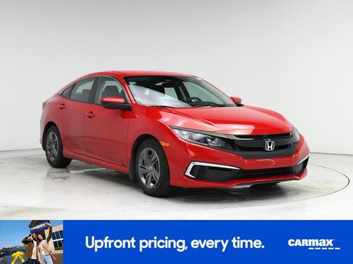 Red 2021 Honda Civic LX