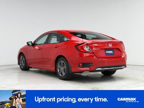 Red 2021 Honda Civic LX