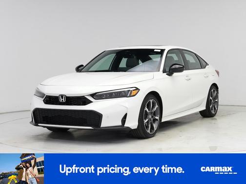 White 2025 Honda Civic Hybrid Sport Touring