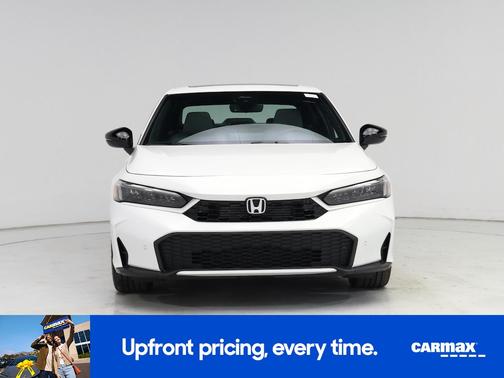 White 2025 Honda Civic Hybrid Sport Touring