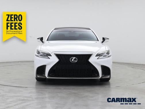 White 2018 Lexus LS 500 F-Sport