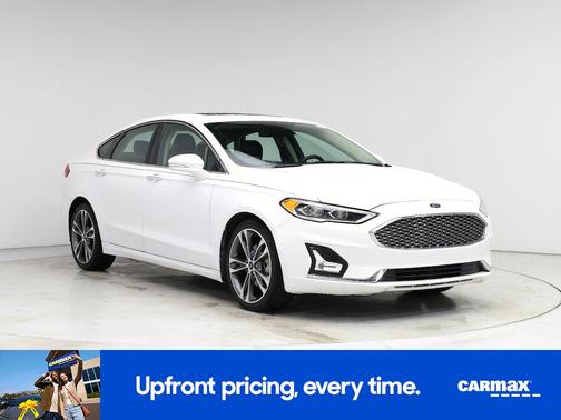 White 2020 Ford Fusion Titanium