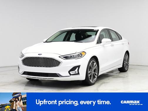 White 2020 Ford Fusion Titanium