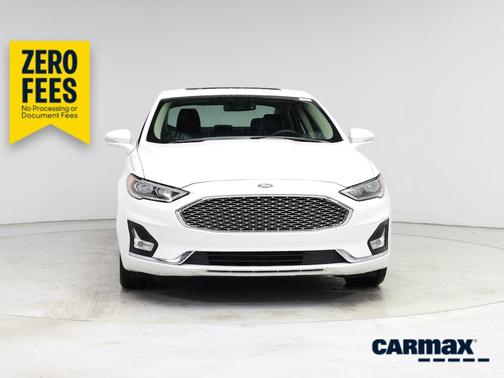 White 2020 Ford Fusion Titanium