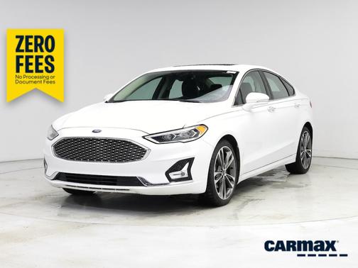 White 2020 Ford Fusion Titanium