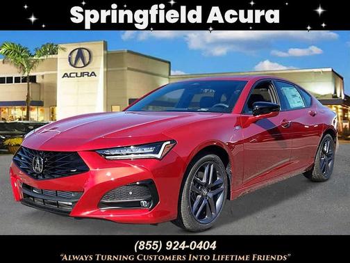 Performance Red Pearl 2025 Acura TLX A-Spec Sedan