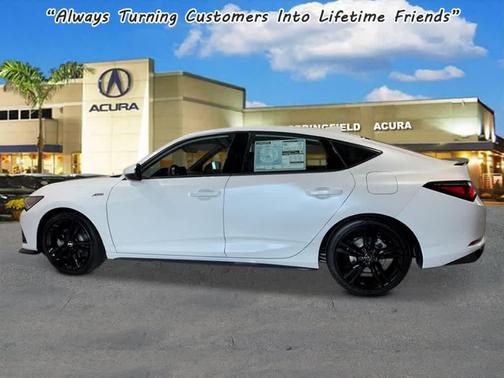 Platinum White Pearl 2026 Acura Integra FWD A-Spec with Technology