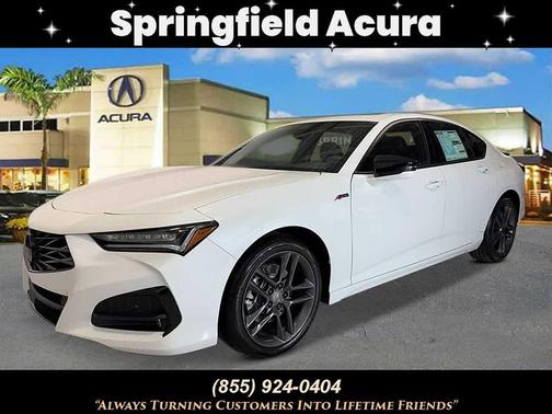 Platinum White Pearl 2025 Acura TLX A-Spec Sedan