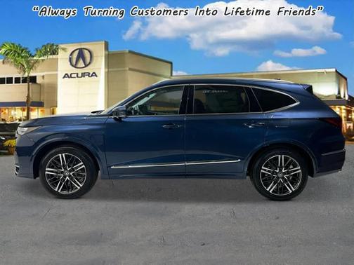 Canyon River Blue Metallic 2026 Acura MDX Advance Package