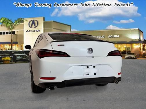 Platinum White Pearl 2026 Acura Integra FWD A-Spec with Technology