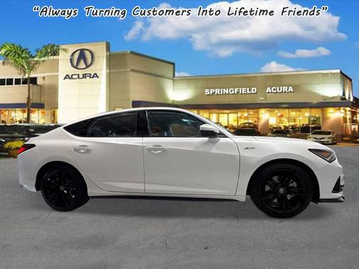 Platinum White Pearl 2026 Acura Integra FWD A-Spec with Technology